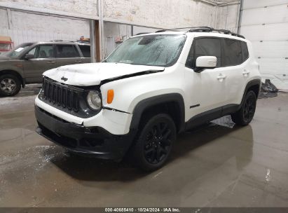 2017 JEEP RENEGADE ALTITUDE 4X4 White  Gasoline ZACCJBBB5HPE68655 photo #3