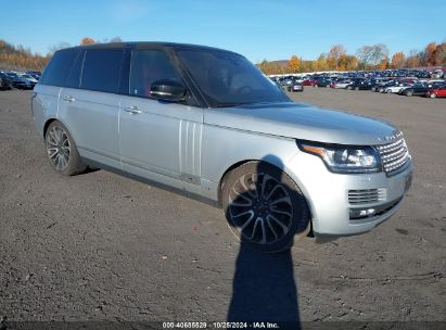 2017 LAND ROVER RANGE ROVER 5.0L V8 SUPERCHARGED AUTOBIOGRAPHY Silver  Gasoline SALGV5FEXHA346832 photo #1