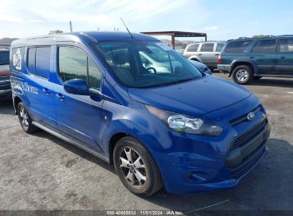 2015 FORD TRANSIT CONNECT XLT Blue  Gasoline NM0GS9F70F1208803 photo #1