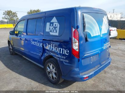 2015 FORD TRANSIT CONNECT XLT Blue  Gasoline NM0GS9F70F1208803 photo #4