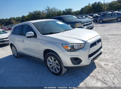 2015 MITSUBISHI OUTLANDER SPORT ES White  Gasoline 4A4AP3AU4FE045269 photo #1