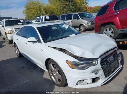 2015 AUDI A6 3.0 TDI PREMIUM PLUS White  Diesel WAUFMAFCXFN022490 photo #1