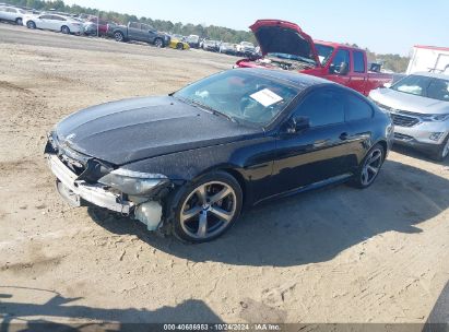 2010 BMW 650I Black  Gasoline WBAEA5C53ACV93163 photo #3