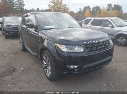 2014 LAND ROVER RANGE ROVER SPORT 5.0L V8 SUPERCHARGED AUTOBIOGRAPHY Black  Gasoline SALWV2EF6EA325296 photo #1