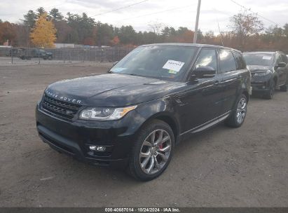 2014 LAND ROVER RANGE ROVER SPORT 5.0L V8 SUPERCHARGED AUTOBIOGRAPHY Black  Gasoline SALWV2EF6EA325296 photo #3