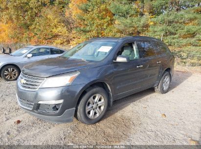 2013 CHEVROLET TRAVERSE LS Pewter  Gasoline 1GNKVFKD2DJ141592 photo #3