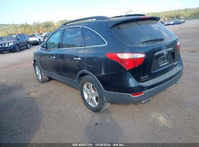 2011 HYUNDAI VERACRUZ LIMITED Black  Gasoline KM8NU4CC6BU156106 photo #4