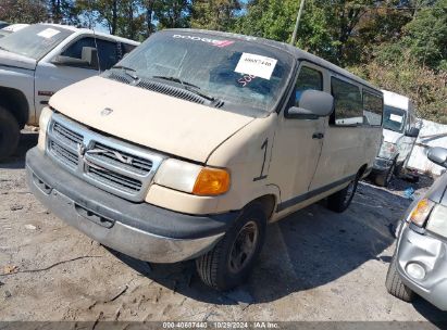 1999 DODGE RAM WAGON 2500 Tan  Gasoline 2B4JB25Y0XK500982 photo #3