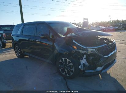 2022 KIA CARNIVAL MPV EX Black  Gasoline KNDNB4H32N6109134 photo #1