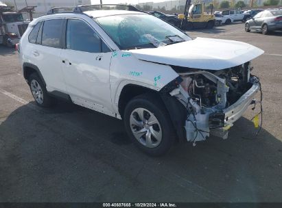 2020 TOYOTA RAV4 LE White  Gasoline 2T3H1RFV5LW068737 photo #1