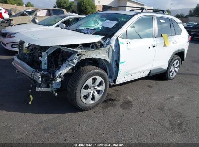 2020 TOYOTA RAV4 LE White  Gasoline 2T3H1RFV5LW068737 photo #3