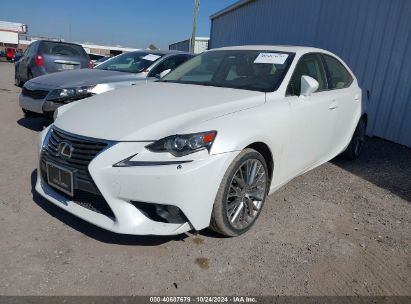 2014 LEXUS IS 250 White  Gasoline JTHCF1D21E5007593 photo #3