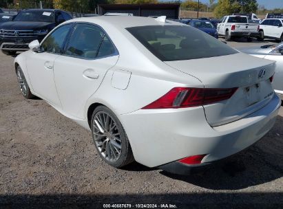 2014 LEXUS IS 250 White  Gasoline JTHCF1D21E5007593 photo #4