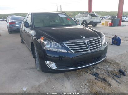 2014 HYUNDAI EQUUS ULTIMATE Black  Gasoline KMHGH4JH1EU074672 photo #1