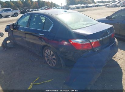 2014 HONDA ACCORD EX-L Blue  Gasoline 1HGCR2F8XEA205078 photo #4