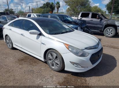 2015 HYUNDAI SONATA HYBRID LIMITED White  Hybrid KMHEC4A48FA120925 photo #1