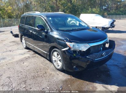 2014 NISSAN QUEST SL Black  Gasoline JN8AE2KP5E9101568 photo #1