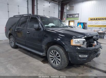 2016 FORD EXPEDITION EL XLT Black  Gasoline 1FMJK1JT9GEF15827 photo #1