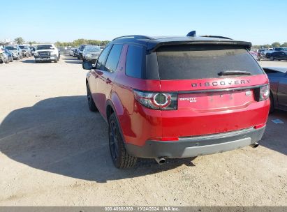 2017 LAND ROVER DISCOVERY SPORT HSE Red  Gasoline SALCR2BG4HH641473 photo #4