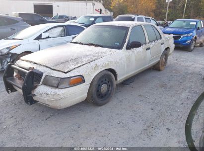 2011 FORD CROWN VICTORIA POLICE INTERCEPTOR White  Flexible Fuel 2FABP7BV3BX131648 photo #3