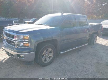 2014 CHEVROLET SILVERADO 1500 2LT Blue  Gasoline 3GCUKREC3EG173260 photo #3