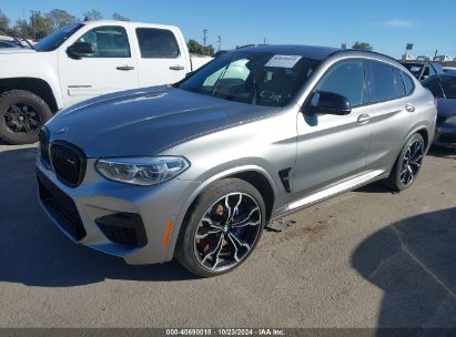 2020 BMW X4 M COMPETITION Gray  gas 5YMUJ0C02L9C47802 photo #3