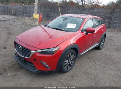 2017 MAZDA CX-3 GRAND TOURING Red  Gasoline JM1DKFD79H0180001 photo #3