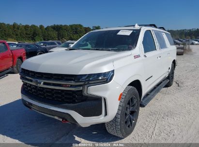 2022 CHEVROLET SUBURBAN 4WD Z71 White  Gasoline 1GNSKDKL7NR257779 photo #3