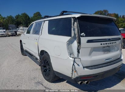 2022 CHEVROLET SUBURBAN 4WD Z71 White  Gasoline 1GNSKDKL7NR257779 photo #4