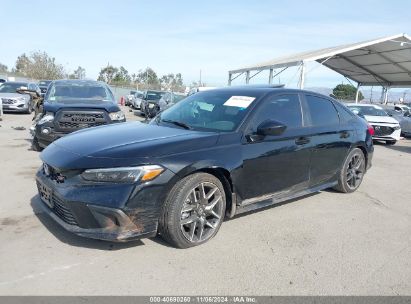 2024 HONDA CIVIC SI SEDAN Black  Gasoline 2HGFE1E58RH471376 photo #3