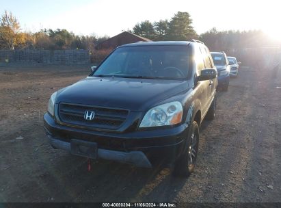 2004 HONDA PILOT EX-L Black  Gasoline 2HKYF18524H578858 photo #3