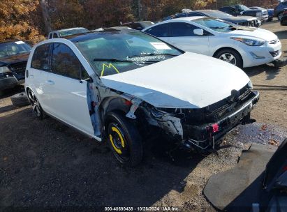 2018 VOLKSWAGEN GOLF GTI 2.0T AUTOBAHN/2.0T S/2.0T SE White  Gasoline 3VW547AU5JM279591 photo #1