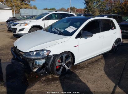 2018 VOLKSWAGEN GOLF GTI 2.0T AUTOBAHN/2.0T S/2.0T SE White  Gasoline 3VW547AU5JM279591 photo #3