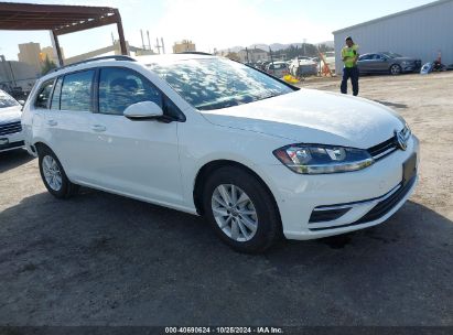 2018 VOLKSWAGEN GOLF SPORTWAGEN TSI S/TSI SE White  Gasoline 3VWD17AUXJM766614 photo #1