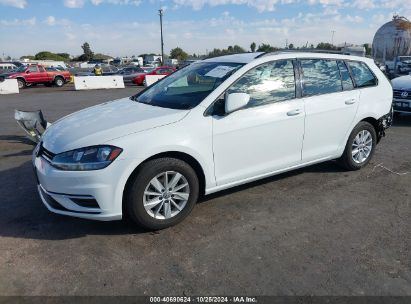 2018 VOLKSWAGEN GOLF SPORTWAGEN TSI S/TSI SE White  Gasoline 3VWD17AUXJM766614 photo #3