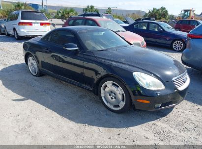 2003 LEXUS SC 430 Black  Gasoline JTHFN48Y030044757 photo #1