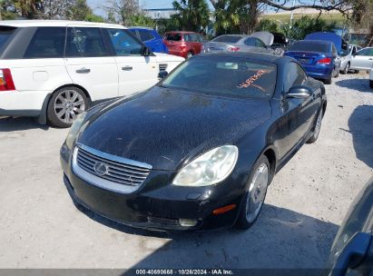 2003 LEXUS SC 430 Black  Gasoline JTHFN48Y030044757 photo #3