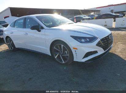 2023 HYUNDAI SONATA SEL PLUS White  Gasoline KMHL44J29PA251253 photo #1