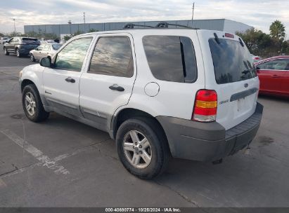 2006 FORD ESCAPE HYBRID White  Gasoline 1FAPP11J8MW276748 photo #4