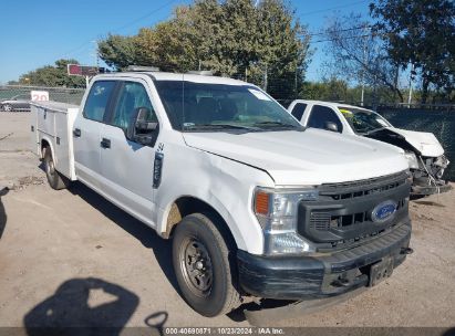 2020 FORD F-250 XL White  gas 1FD7W2A65LED38282 photo #1