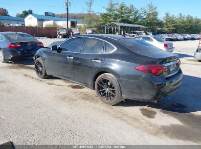 2015 INFINITI Q70 3.7X Black  Gasoline JN1BY1AR4FM560886 photo #4