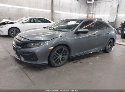 2020 HONDA CIVIC SPORT Gray  Gasoline SHHFK7H40LU414582 photo #3