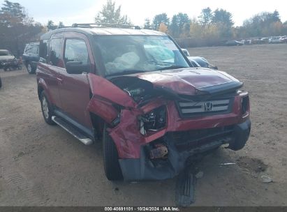 2008 HONDA ELEMENT EX Red  Gasoline 5J6YH28758L012349 photo #1