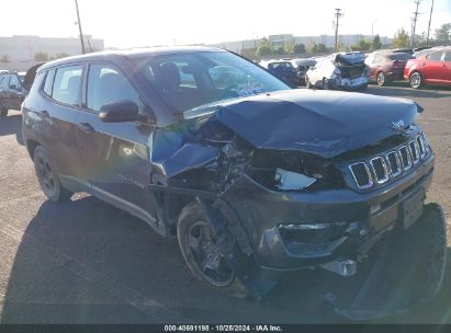 2019 JEEP COMPASS SPORT FWD Gray  Gasoline 3C4NJCAB2KT613795 photo #1