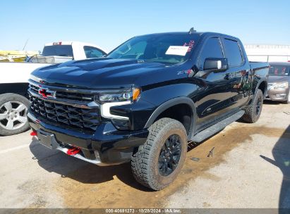 2024 CHEVROLET SILVERADO 1500 4WD  SHORT BED ZR2 Black  Gasoline 3GCUDHEL0RG128464 photo #3