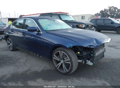 2020 BMW 330I Blue  Gasoline 3MW5R1J00L8B14250 photo #1