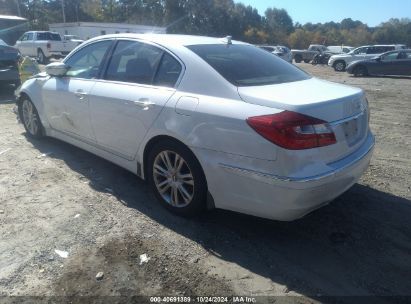 2013 HYUNDAI GENESIS 3.8 White  Gasoline KMHGC4DD9DU254326 photo #4