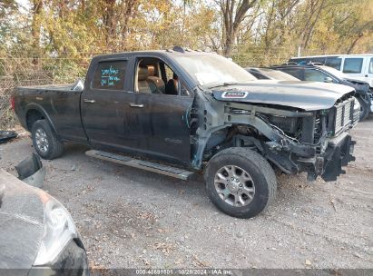 2022 RAM 3500 LARAMIE  4X4 8' BOX Black  Diesel 3C63R3JL7NG160643 photo #1