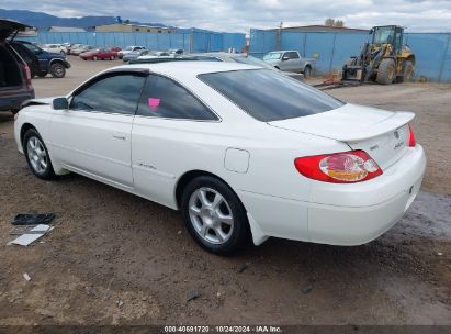 2002 TOYOTA CAMRY SOLARA SLE V6 White  Gasoline 2T1CF28P52C599902 photo #4