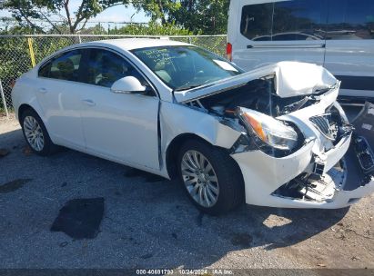 2012 BUICK REGAL White  Flexible Fuel 2G4GR5EK5C9136769 photo #1